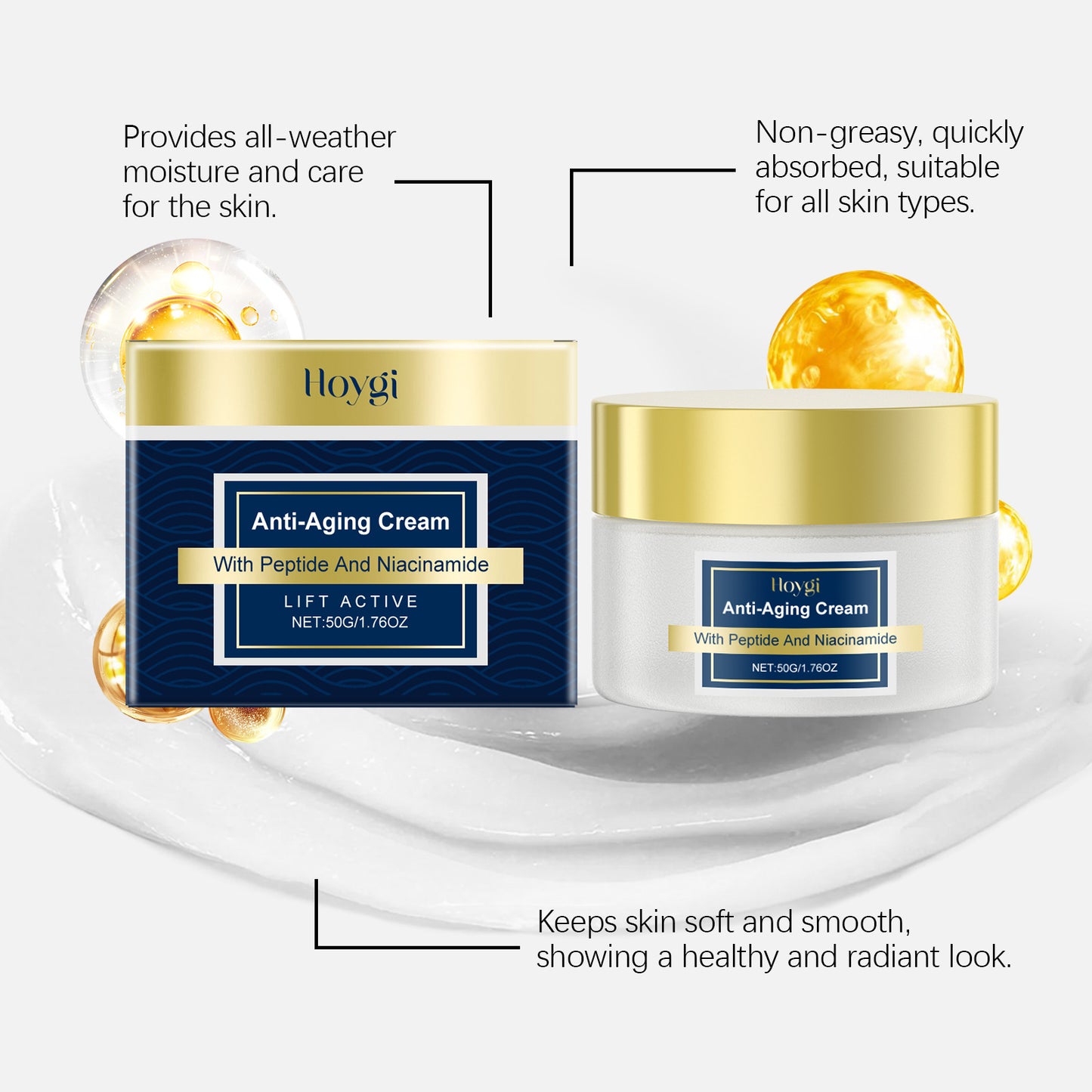 Facial Cream Moisturizing And Firming