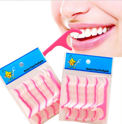 Oral Care  Flossing Toothpicks
