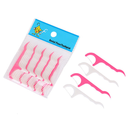 Oral Care  Flossing Toothpicks