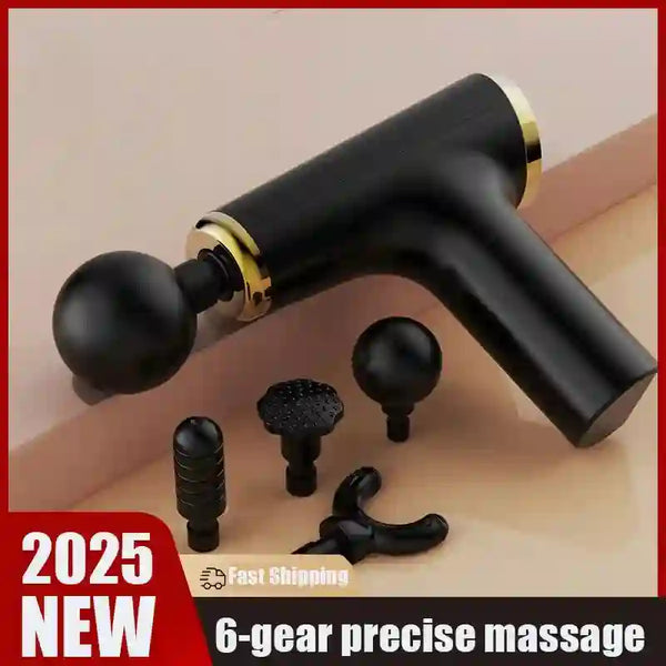 Portable Massage Gun Percussion Pistol for Muscle Relief