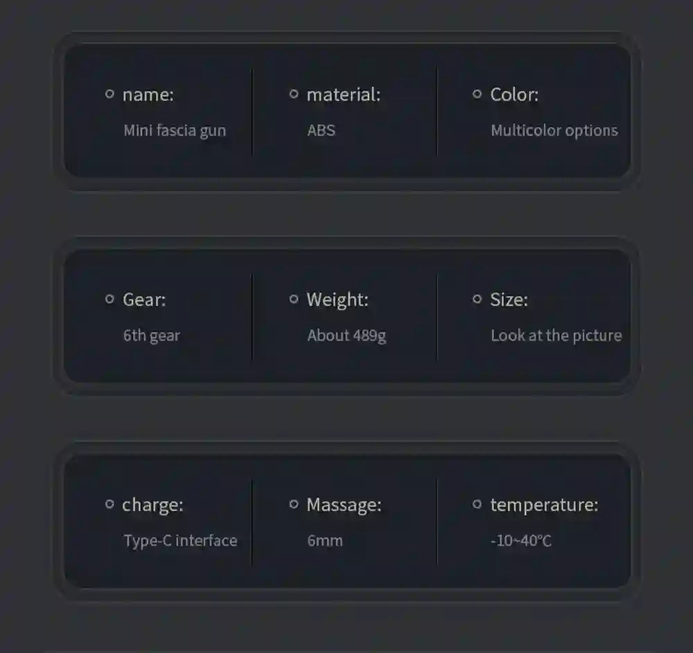 Portable Massage Gun for  Tissue Muscle