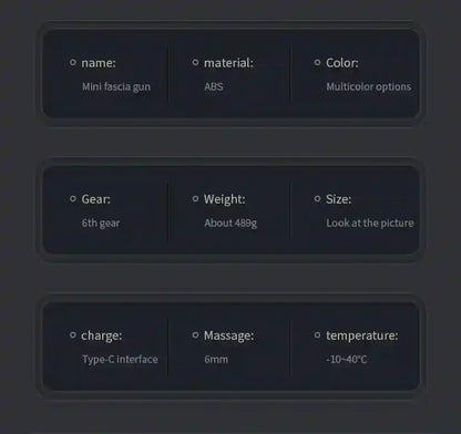 Portable Massage Gun for  Tissue Muscle