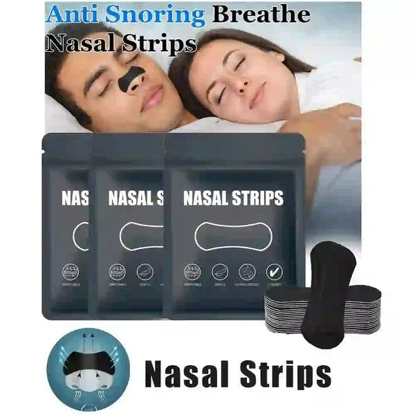 Close-up of breathable material of anti-snoring nose strips for comfort and effectiveness.