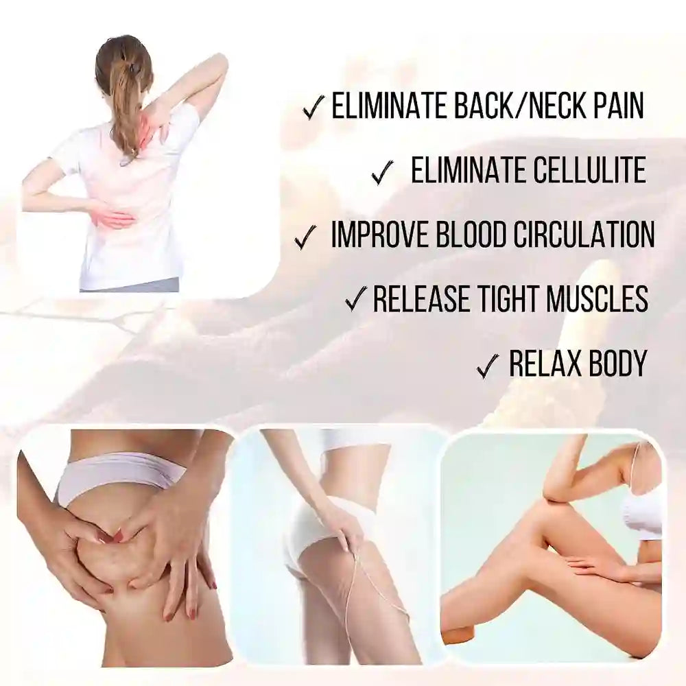 Wooden Gua Sha tool for facial lymphatic drainage and skin rejuvenation.