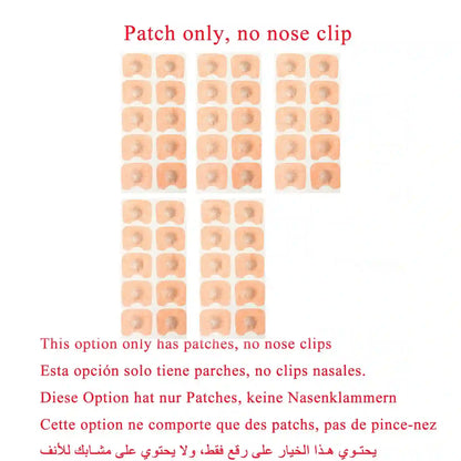 Magnetic nose clip for better airflow and reduced snoring while sleeping.