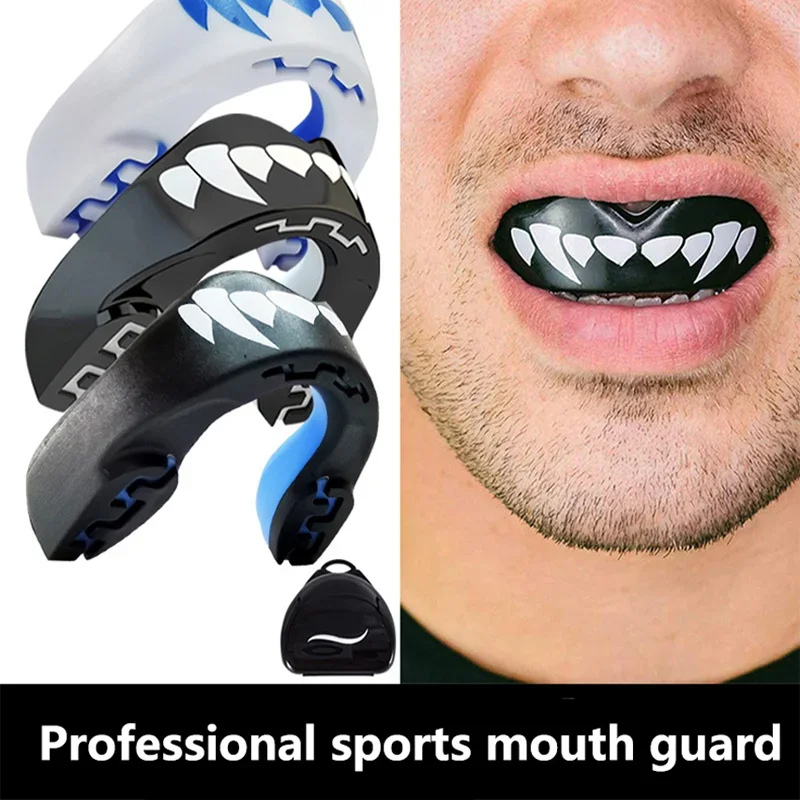 3D Technology Boxing Mouth Guard with Double Layer & Case