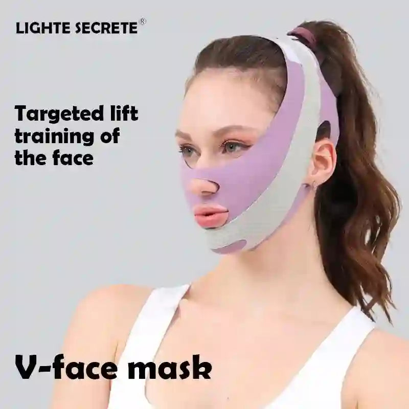 Face-Lift with Sleep Face V Shaper for facial slimming and jawline contouring.