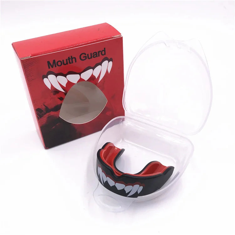 3D Technology Boxing Mouth Guard with Double Layer & Case