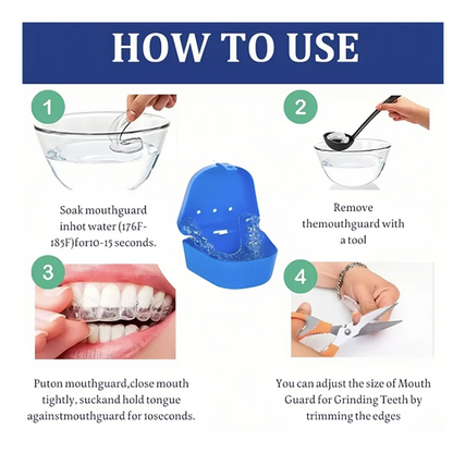 Mouth Guard with Storage Case Anti-Grinding Mout...