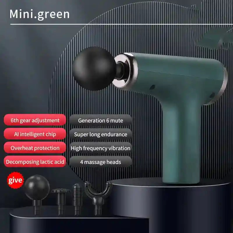 Portable Massage Gun Percussion Pistol for Muscle Relief