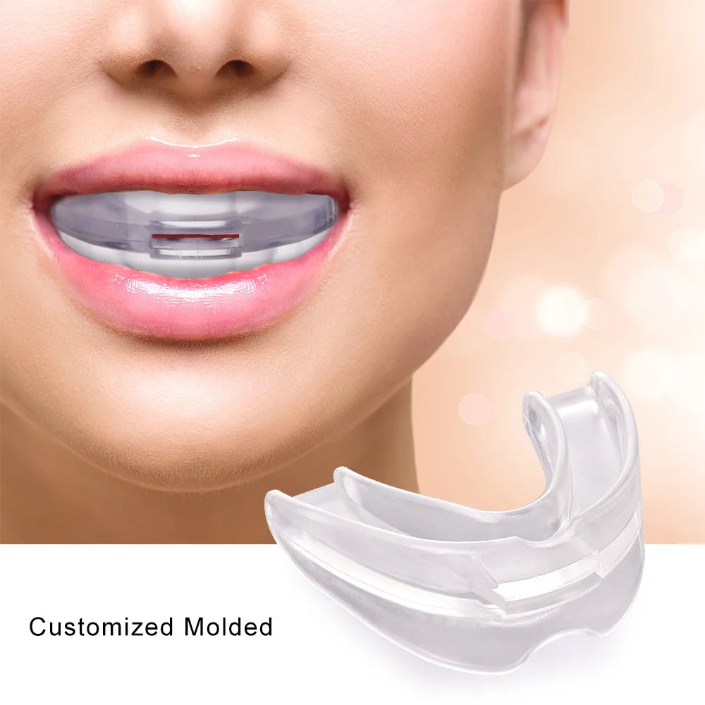 Mouth Guard with Storage Case Anti-Grinding Mout...