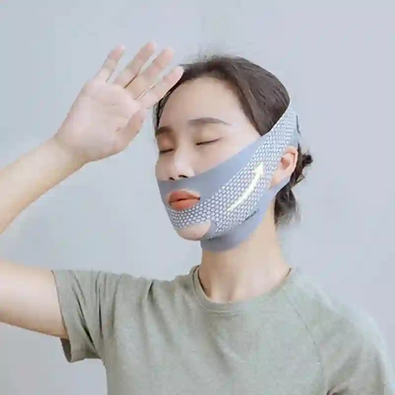 Face-Lift with Sleep Face V Shaper for facial slimming and jawline contouring.