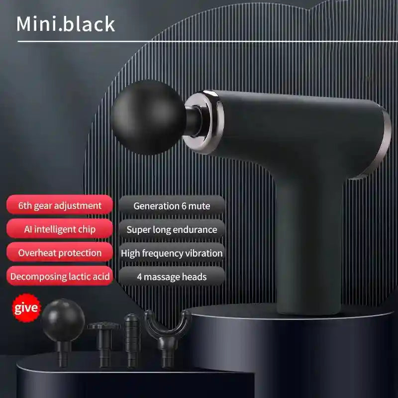 Portable Massage Gun Percussion Pistol for Muscle Relief