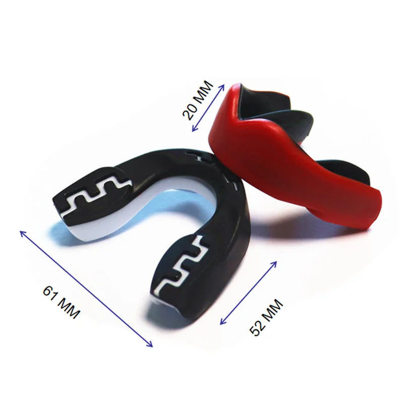 3D Technology Boxing Mouth Guard with Double Layer & Case