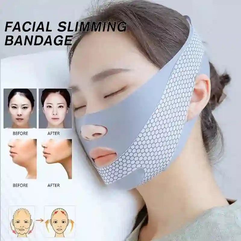 Face-Lift with Sleep Face V Shaper for facial slimming and jawline contouring.