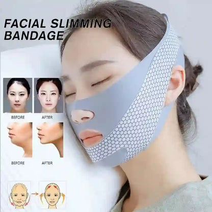 Face-Lift with Sleep Face V Shaper for facial slimming and jawline contouring.