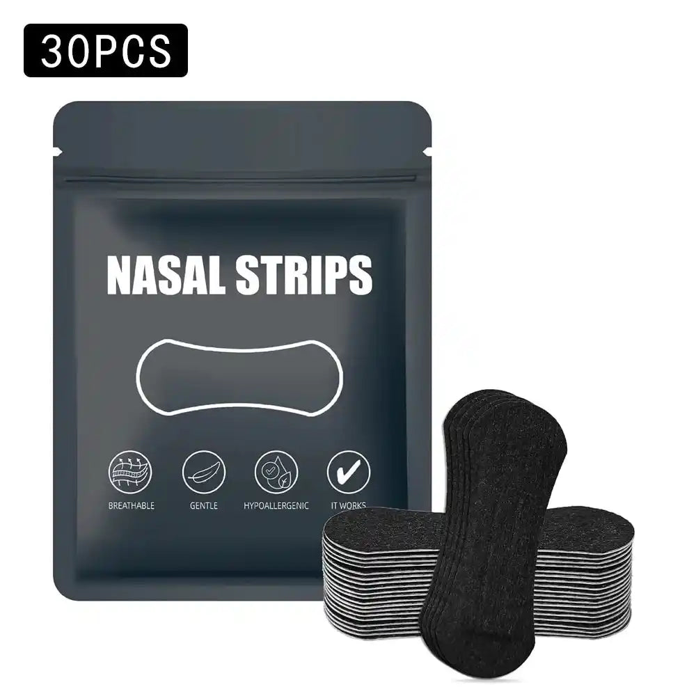 Close-up of breathable material of anti-snoring nose strips for comfort and effectiveness.