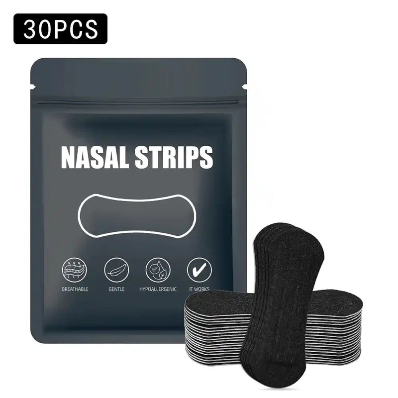 Close-up of breathable material of anti-snoring nose strips for comfort and effectiveness.