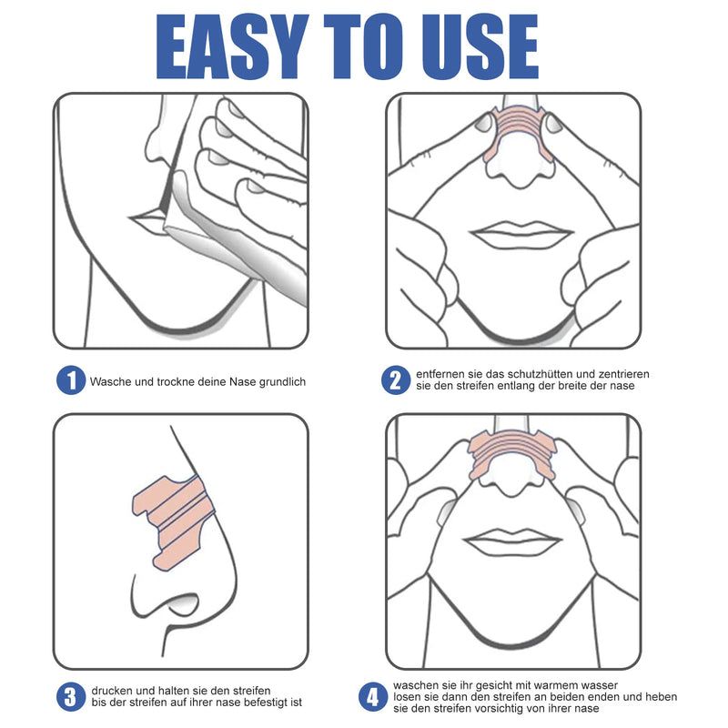 Nasal Strips for Snoring Relief & Better Sleep Aid